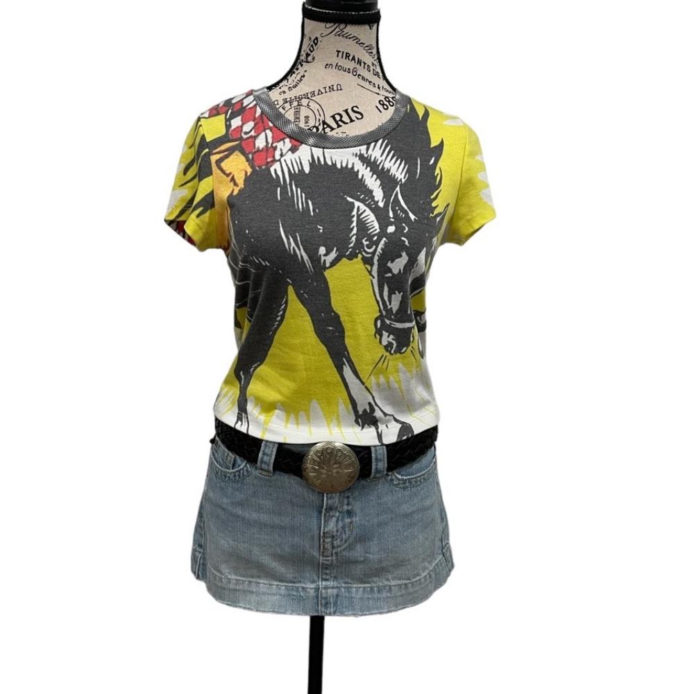 FOR KEEPS HORSE SHORT SLEEVE TEE JUNIORS SIZE L